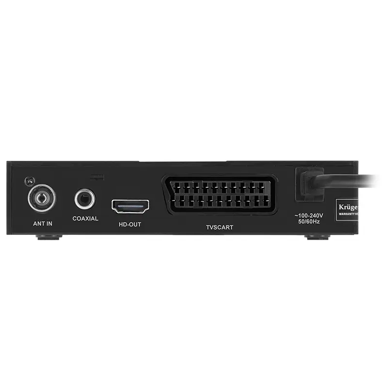 Tuner DVB-T2 H.265 HEVC Kruger&Matz KM0550D [2]
