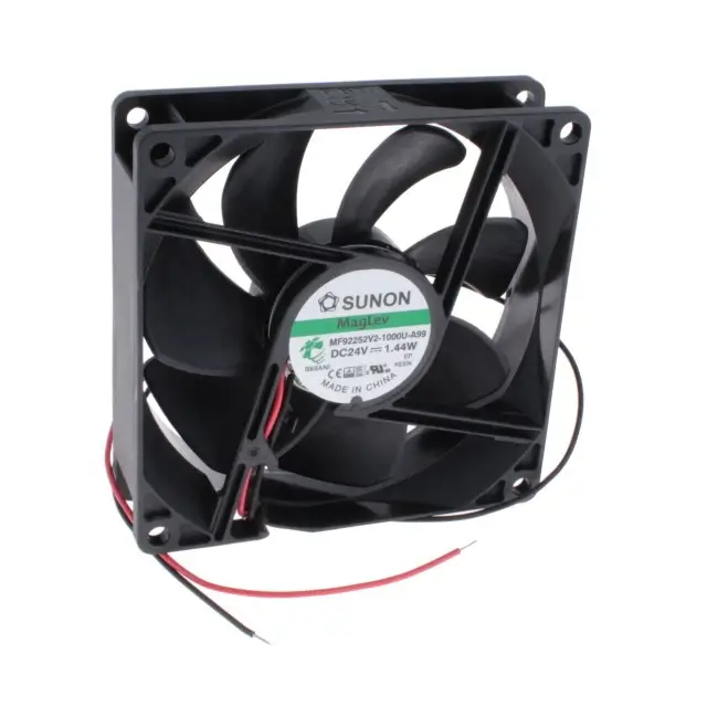 Ventilatoare PC - Ventilator DC axial Sunon 24VDC (8...27.6VDC) 92x92x25mm 87.5m3/h 34dBA 2 fire EF92252S1-1000U-A99 – IoElectronice.ro