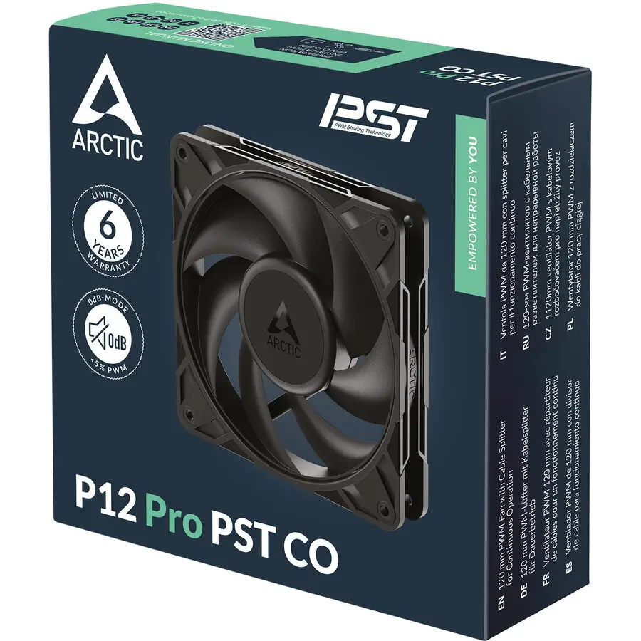 Ventilator P12 Pro PST CO 120x120x25mm PWM 600-3000rpm 4-pin ARCTIC ACFAN00312A [2]