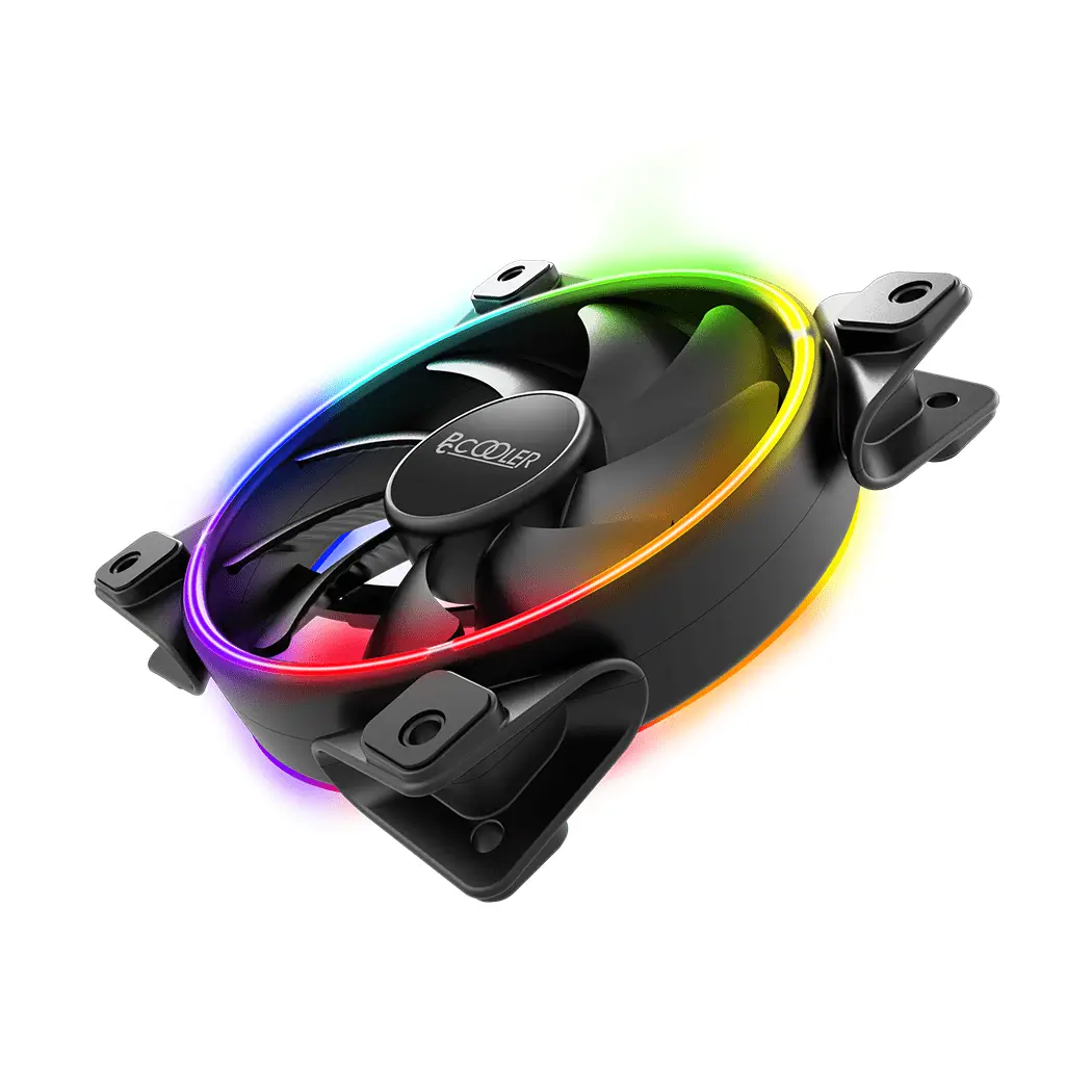 Ventilator PCCOOLER CORONA FRGB 120 PC 120x120x25mm A-RGB LED PWM Hydro Bearing control [2]