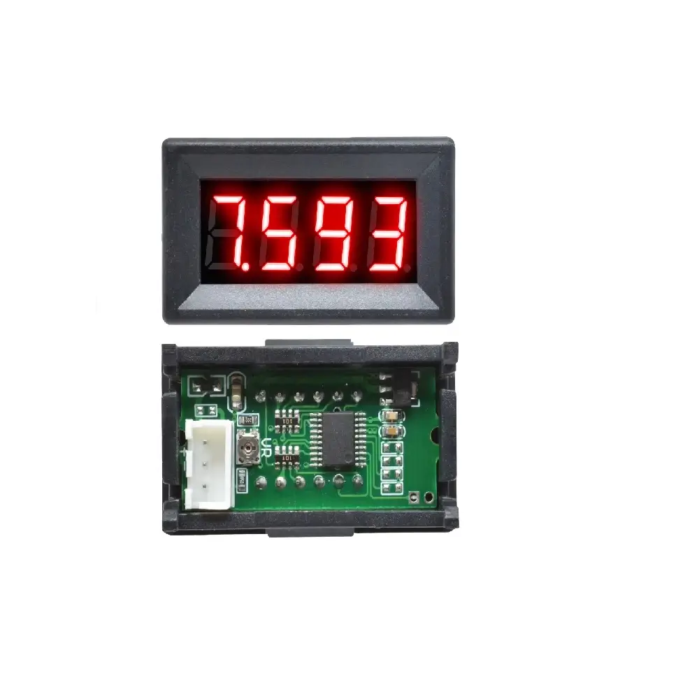 Multimetre - Voltmetru digital 4.5-100V display roșu 4 digiti 48x29x22mm RED4