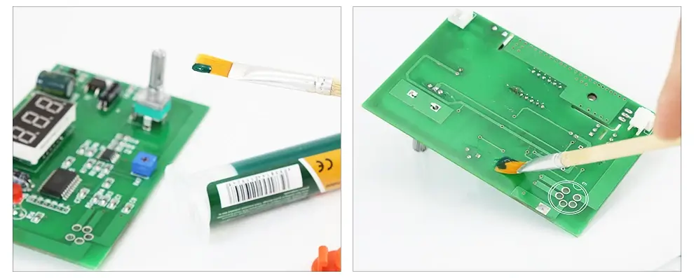 Vopsea albastră / mască protecție lipire PCB fotosensibilă UV 10ml BST-UVH900-BL - IoElectronice.ro [3]