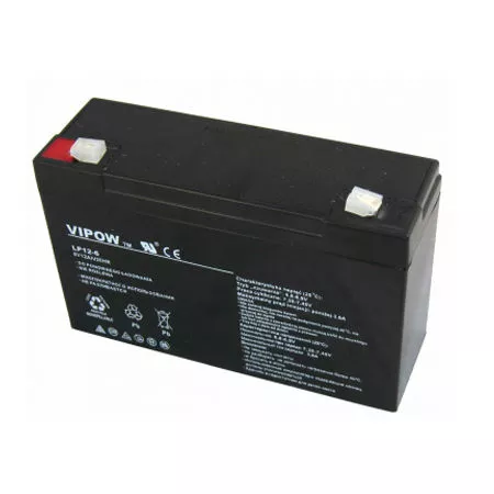 Acumulator gel plumb 6V 12Ah Vipow – Performanță și fiabilitate pentru aplicații electrice eficiente [1]