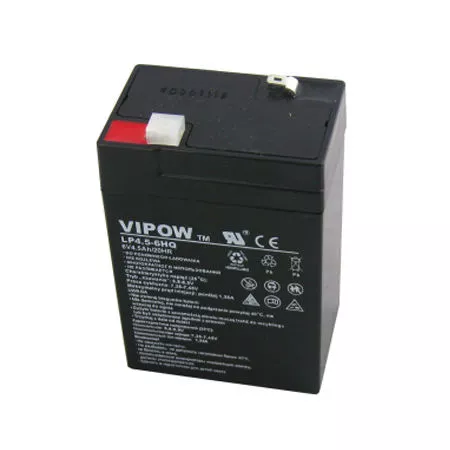 Acumulator gel plumb 6V 4.5Ah HQ Vipow – IoElectronice.ro [1]