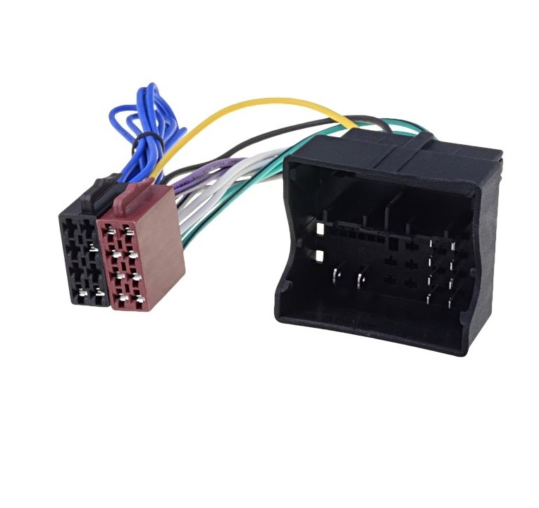 Adaptor auto ISO pentru Audi, Seat, Skoda, VW | ZRS-AS-68B - Conector pentru sistem audio original [1]