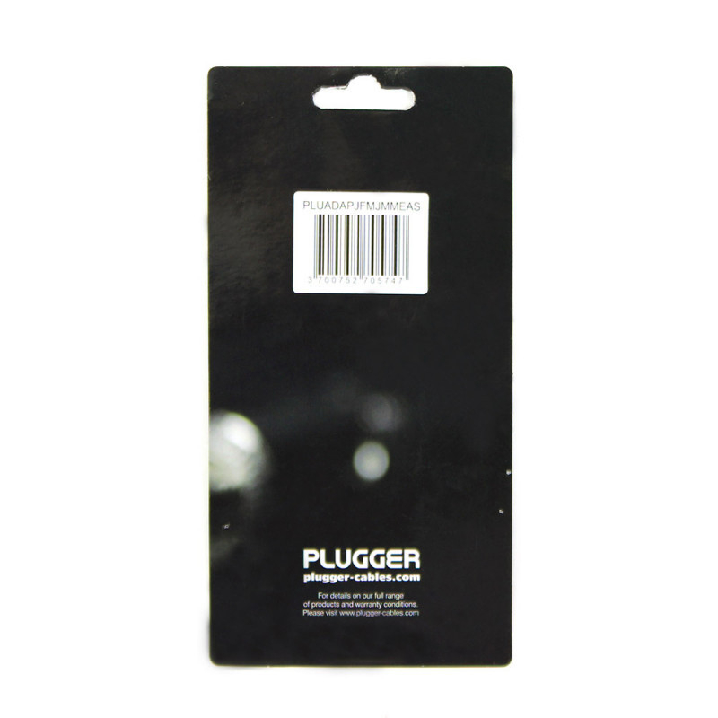 Adaptor audio Jack 6.3 mm tata mono - 2 x Jack 6.3 mm mama mono [4]