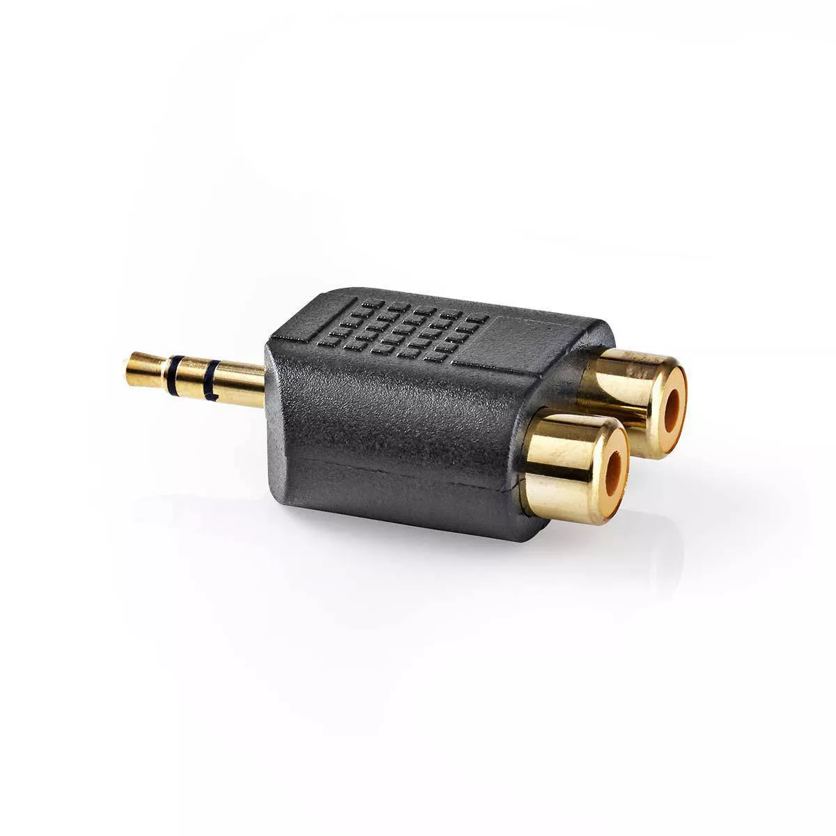 Adaptor Audio Stereo Jack 3.5mm la RCA Aurit, Conexiune Ușoară pentru Dispozitive Audio [1]