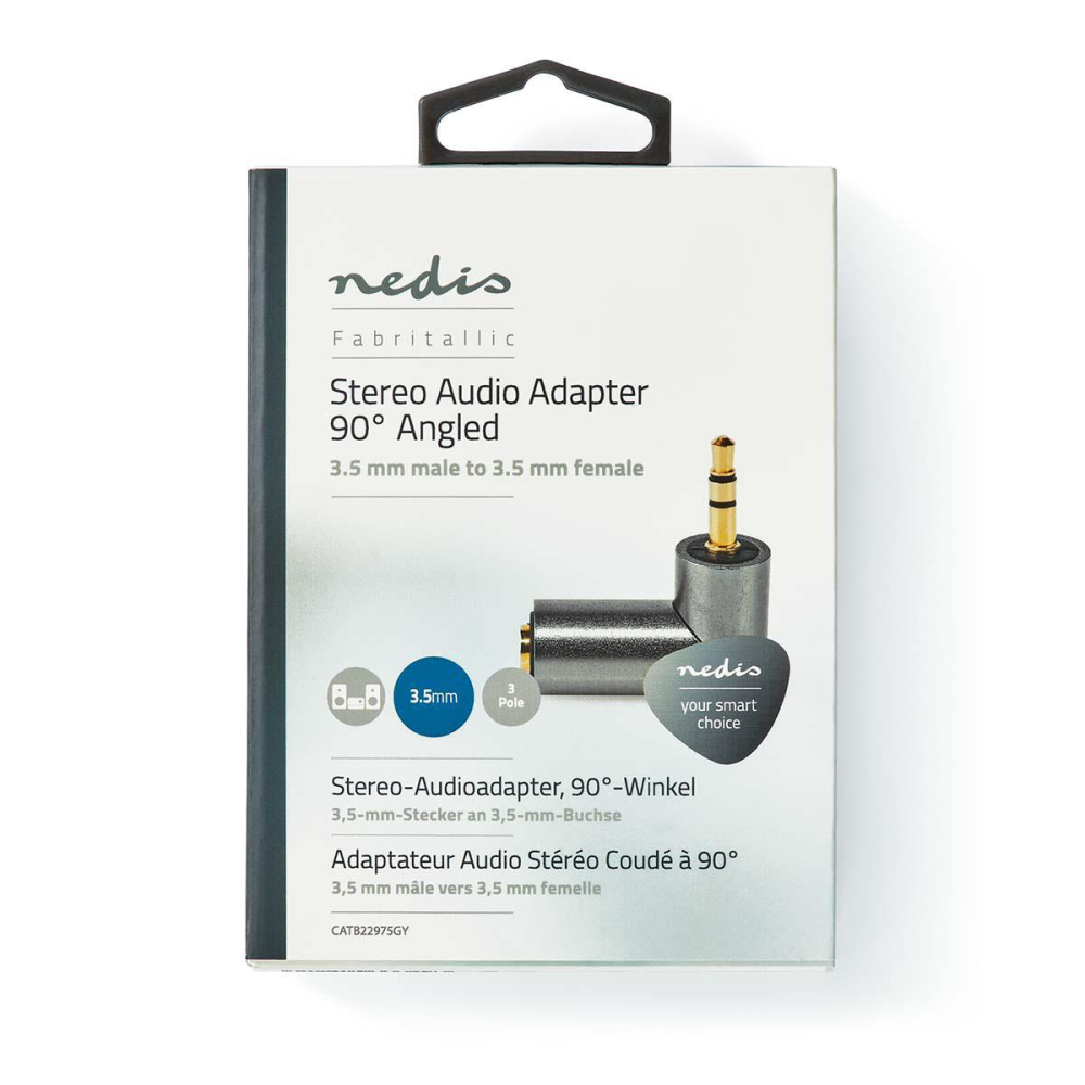 Adaptor audio stereo 3.5mm Jack 90° metal, aurit, pentru smartphone și difuzoare, durabil și compatibil universal [3]