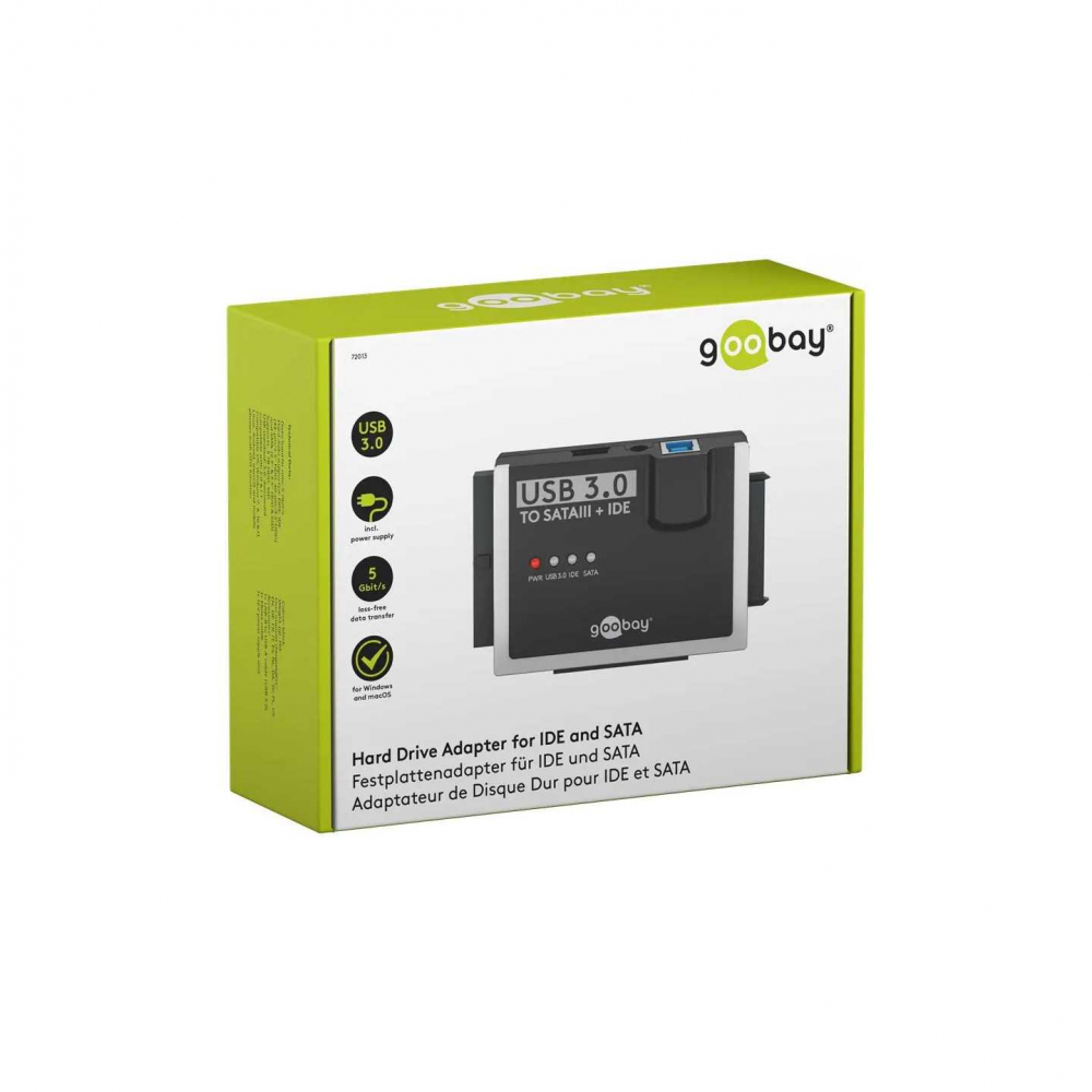 Adaptor hard disk USB 3.0 pentru IDE/SATA, backup rapid, conectare easy, compatibil SSD/HDD, sursă inclusă [13]