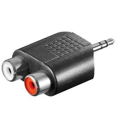 Adaptor Jack 3.5 mm stereo la 2x RCA mama Goobay – IoElectronice.ro [1]