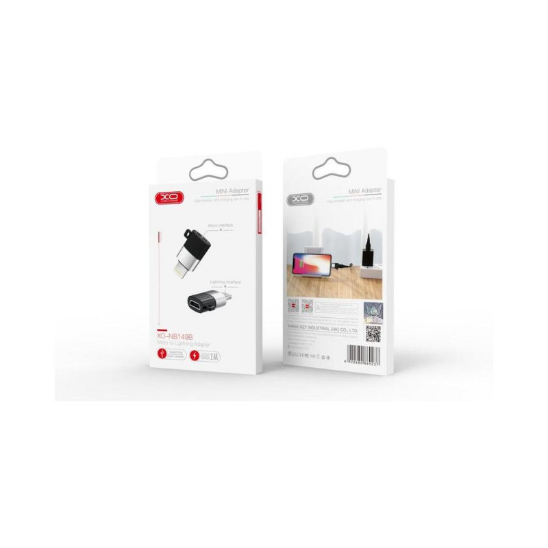 Adaptor Micro USB mama - iPhone Lightning XO NB149-B – IoElectronice.ro [2]