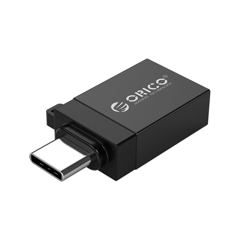 Adaptor OTG USB 3.0 Type C tata - USB A mama negru Orico CBT-UT01-BK – IoElectronice.ro [2]