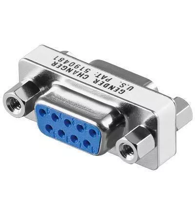 Adaptor prelungire RS232 serial DB9 mama-mama Goobay – IoElectronice.ro [2]