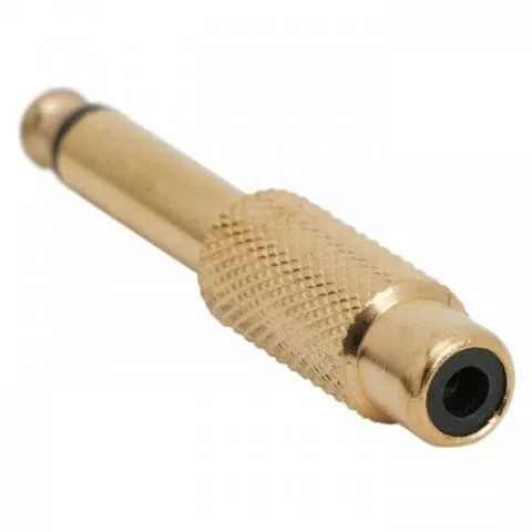 Adaptor RCA mama la 6.35 JACK mono tata aurit [2]