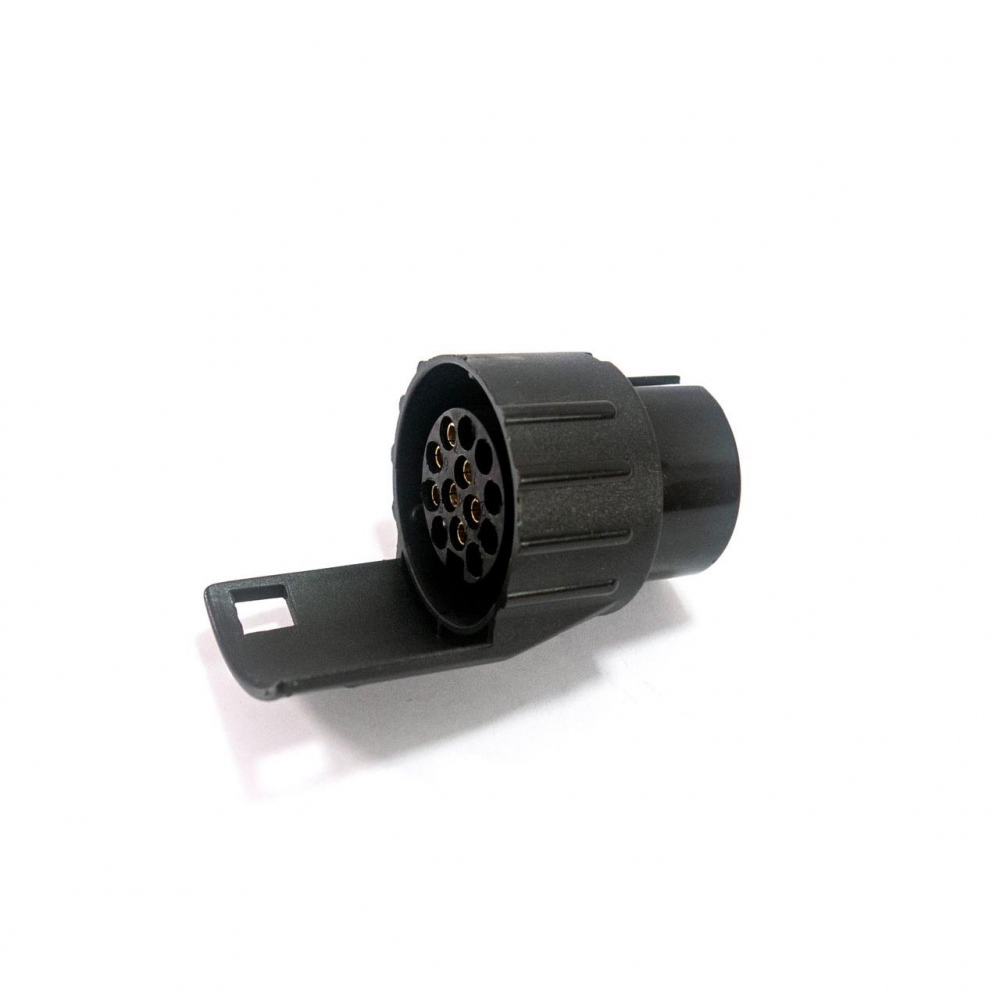 Adaptor remorcă universal 7 la 13 pini, conector 12V, carcasă plastic, pini din metal antioxidant [1]