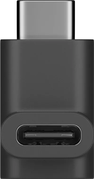 Adaptor USB TYPE C la USB TYPE C 90° 20x10x10mm negru Goobay – IoElectronice.ro [3]