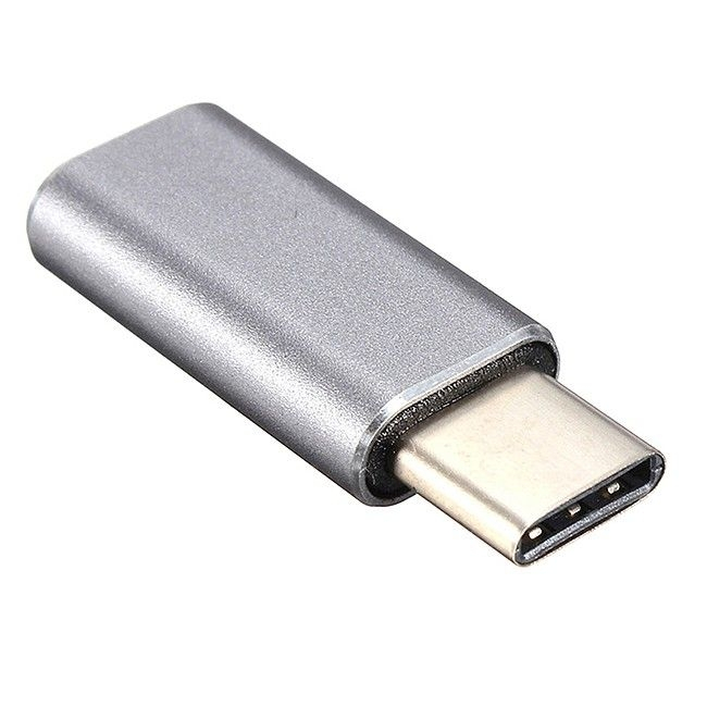 Adaptor USB3.1 USB Type C tata - micro USB mama OTG carcasa aluminiu – IoElectronice.ro [1]