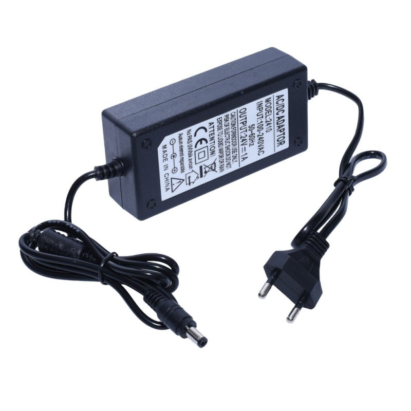 Alimentator 24V 1A, sursă în comutatie, conector 5.5x2.5 mm – DALBI ALX-7A011 [1]