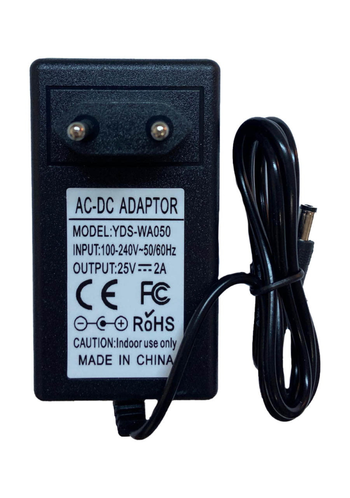 Alimentator încărcător Li-Ion 25V 2A cu mufă 5.5/2.5mm (527) – IoElectronice.ro [1]