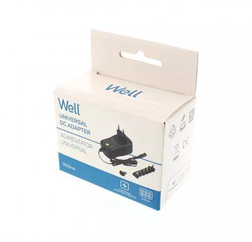 Alimentator universal în comutatie 1500mA, 3-12V, 6 mufe Well – soluție versatilă pentru dispozitive electronice [2]