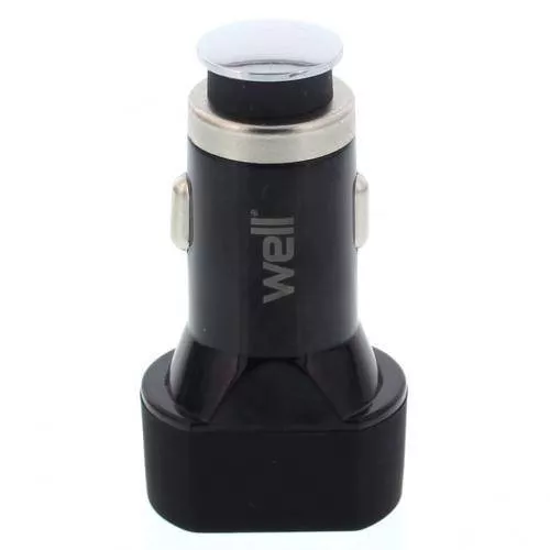 Alimentator USB bricheta auto Quick Charge 3 iesiri 28W negru Well - IoElectronice.ro [3]