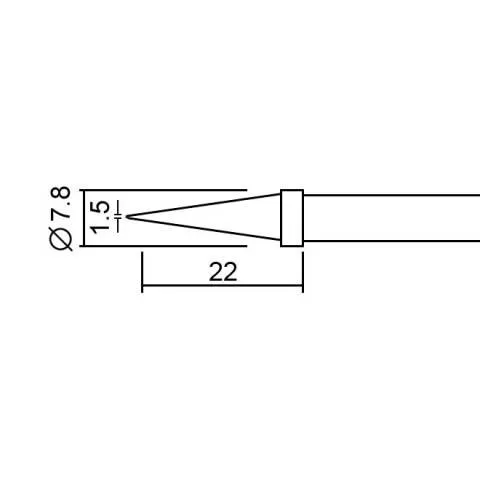 Ansa pentru lipire 28020, 2 buc, varf de lipit, brand Fahrenheit, lungime 20 cm. [2]