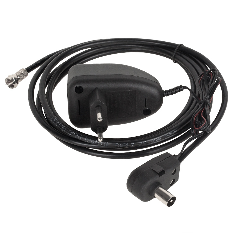 Antena digitală DVB-T pentru interior, amplificator 28dB, mufa F, recepție UHF, semnal clar și puternic [2]