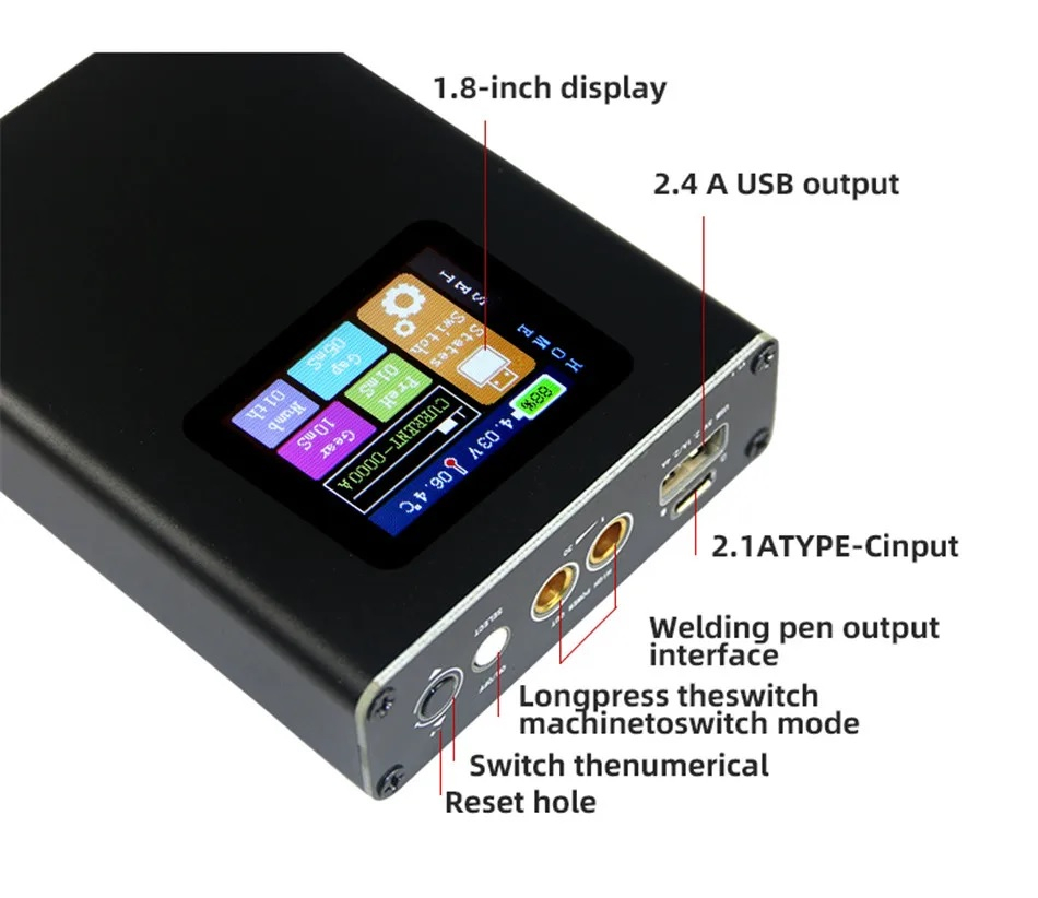 Aparat de sudură în puncte portabil cu display, baterie 5000mAh, pentru bricolaj și reparații eficiente [3]