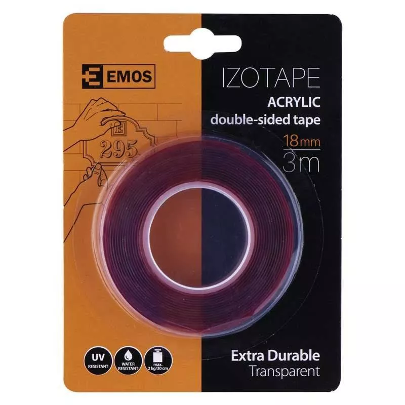 Banda dublu adezivă transparentă 3m x 18mm - Rezistentă, UV, Waterproof, Ideală pentru hobby și atelier [2]