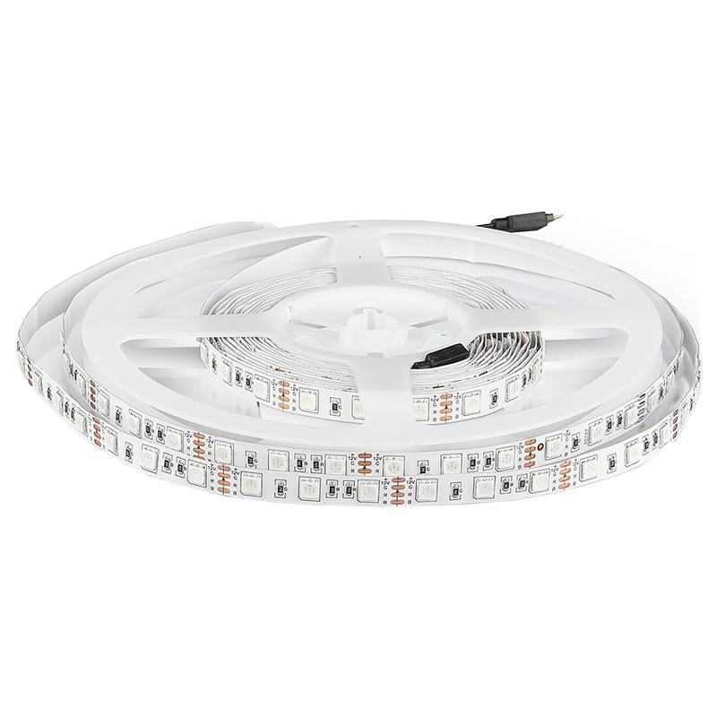 Banda LED 12V SMD5050 60LED/m 7W/m 900lm RGB IP20 5m V-TAC SKU-212120 – IoElectronice.ro [1]