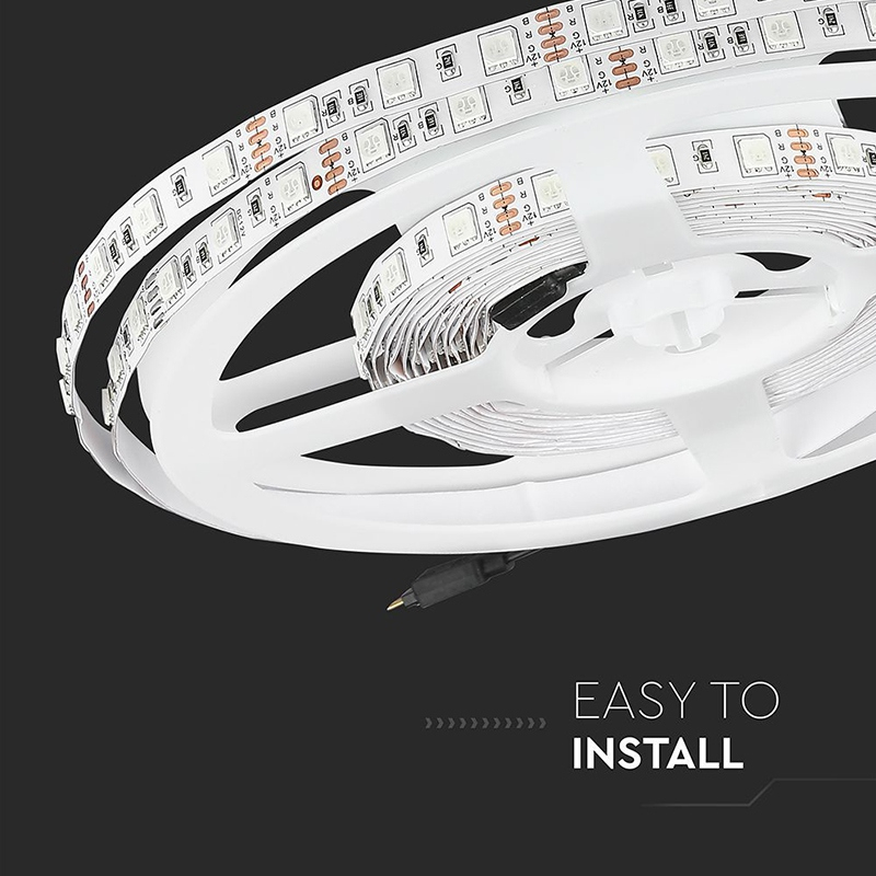 Banda LED 12V SMD5050 60LED/m 7W/m 900lm RGB IP20 5m V-TAC SKU-212120 – IoElectronice.ro [7]