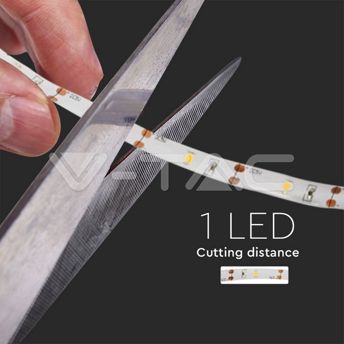 Banda LED 2835 2.4W 1m 2700K cu senzor de mișcare și alimentare baterii 4x AAA V-TAC – IoElectronice.ro [7]