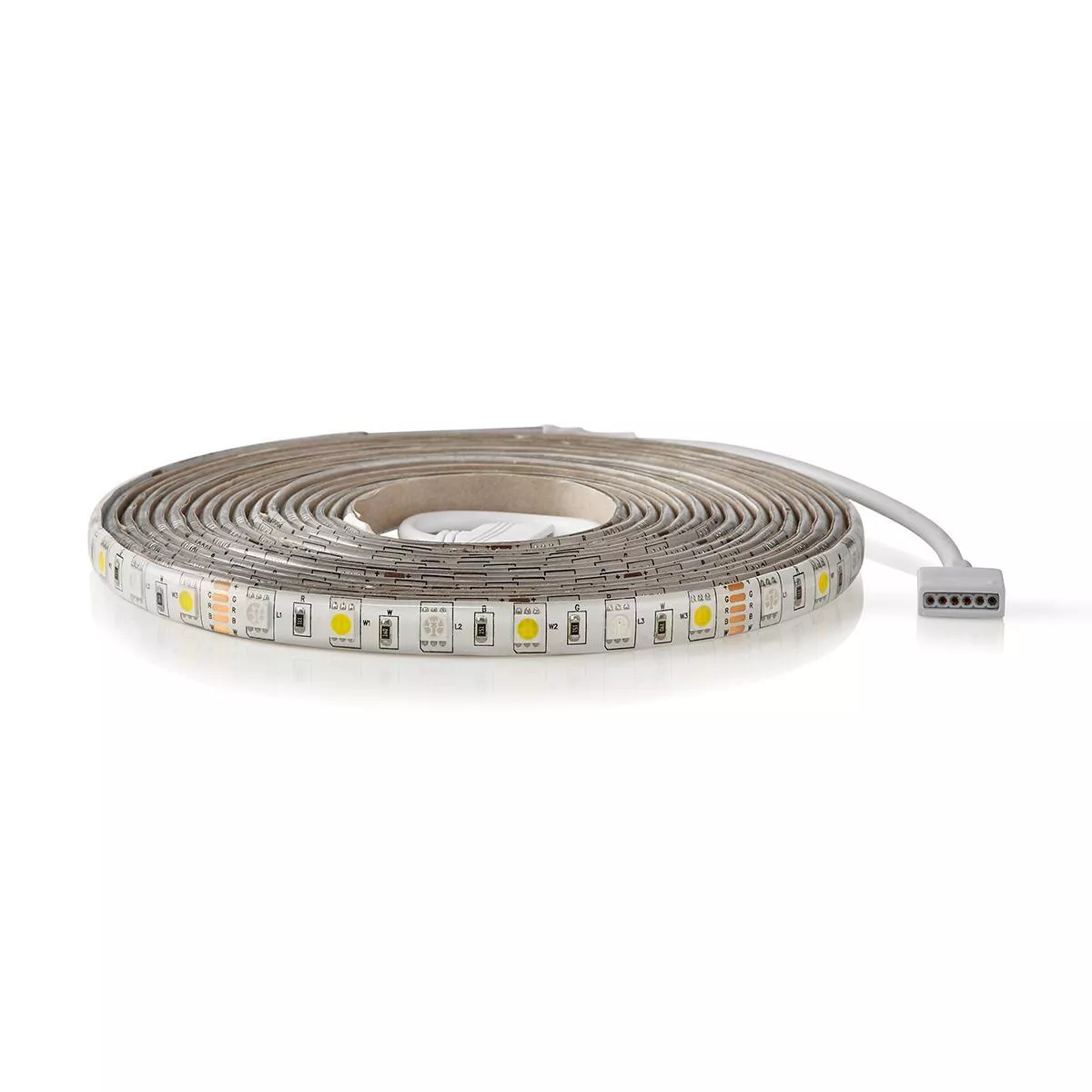 Banda LED RGB Wi-Fi Nedis 5m - Iluminare Inteligentă, Control Vocal, IP65, Compatibil Android & iOS [2]