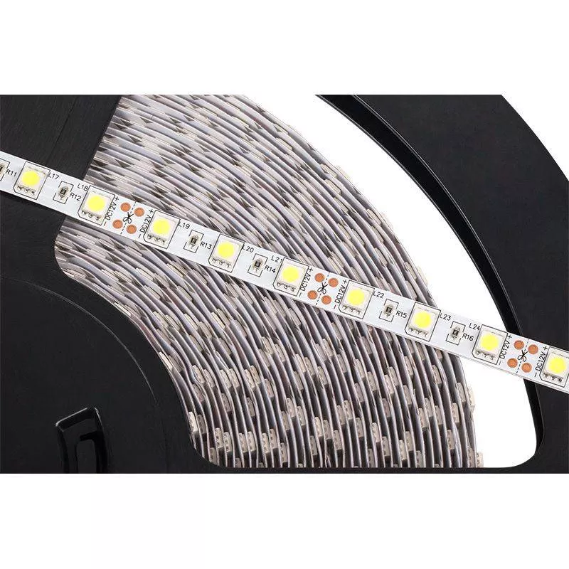 Banda LED 5050 IP20 Alb Rece 25m, 720lm/m, 5.6W/m, Tensiune 12V, Iluminare eficientă și durabilă [2]