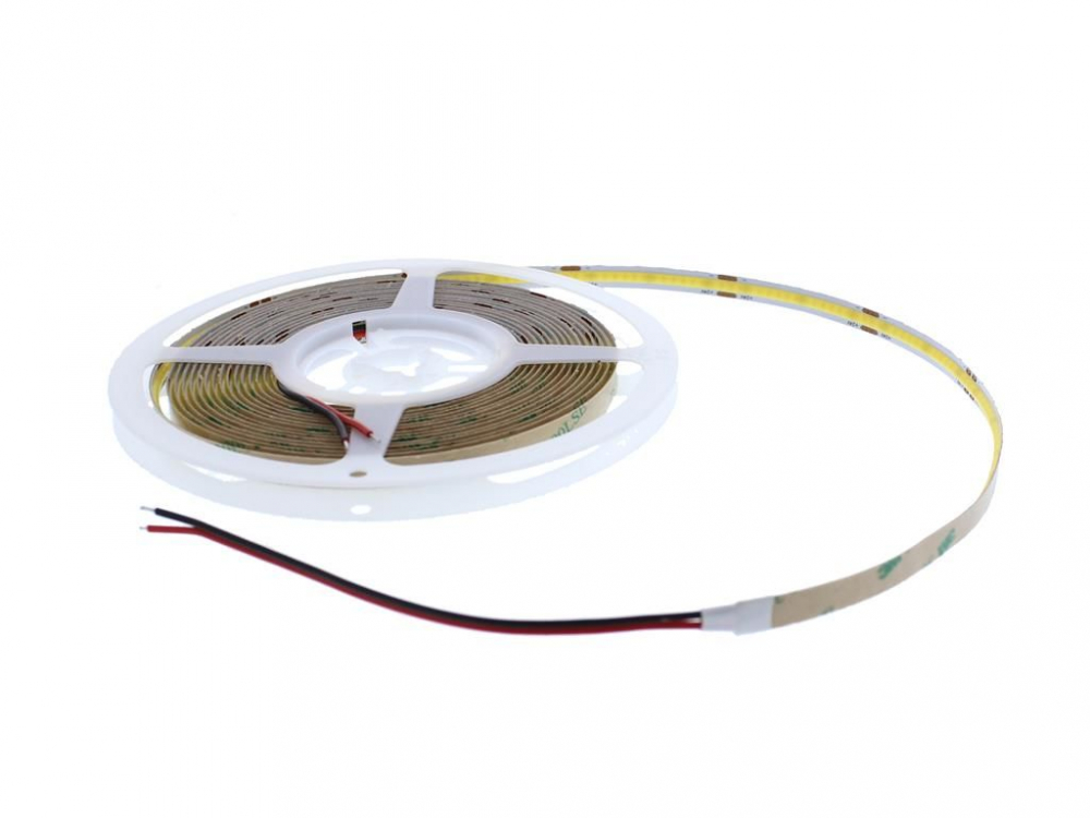 Banda LED COB Lumina Rece 6000K 24V 302LED/m, 10W/m, IP20, 5m – Iluminare eficientă și modernă [1]