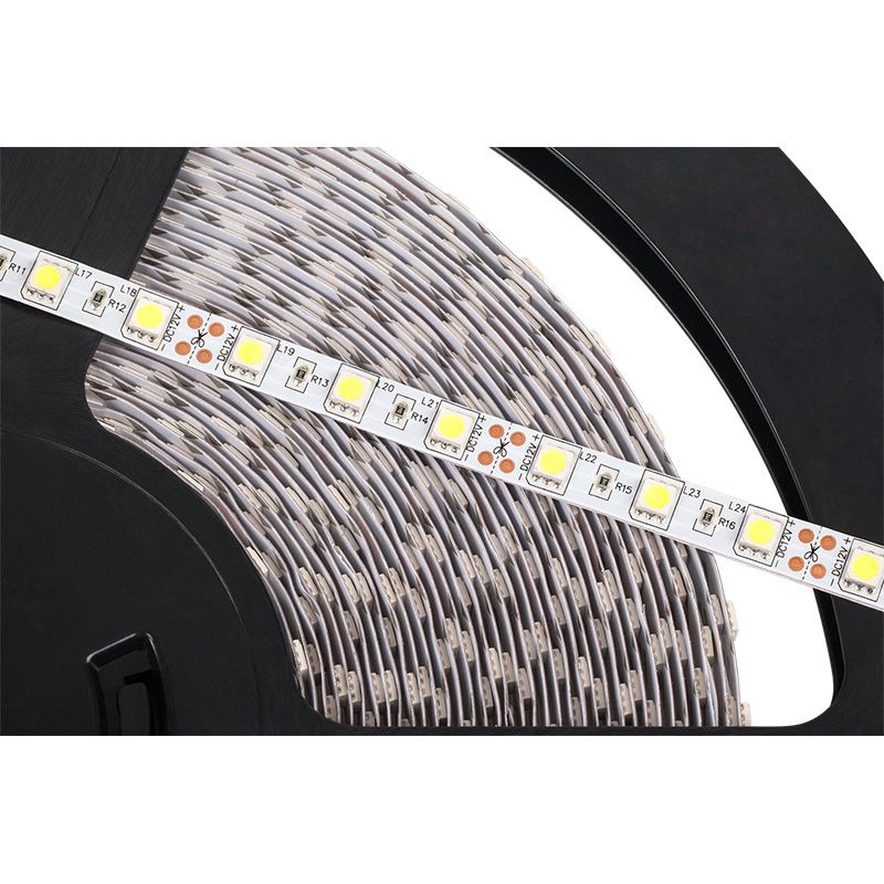 Banda LED SMD 5050x60/m IP20 12V 5.6W/m 720lm/m 6500K alb rece 1m REBEL – IoElectronice.ro [2]