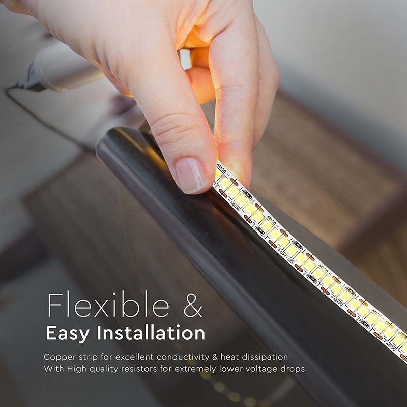 Banda LED SMD2835 12V 20W/m 240LED/m 2000lm/m 3000K IP20 5M V-tac SKU-212164 – IoElectronice.ro [5]