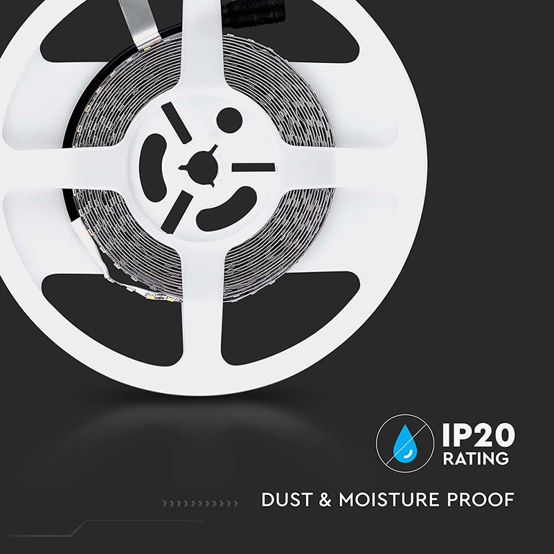 Banda LED SMD3528 120LED/m 6500K IP20 5m V-tac – Iluminare Alb Rece, Eficiență și Durabilitate [5]