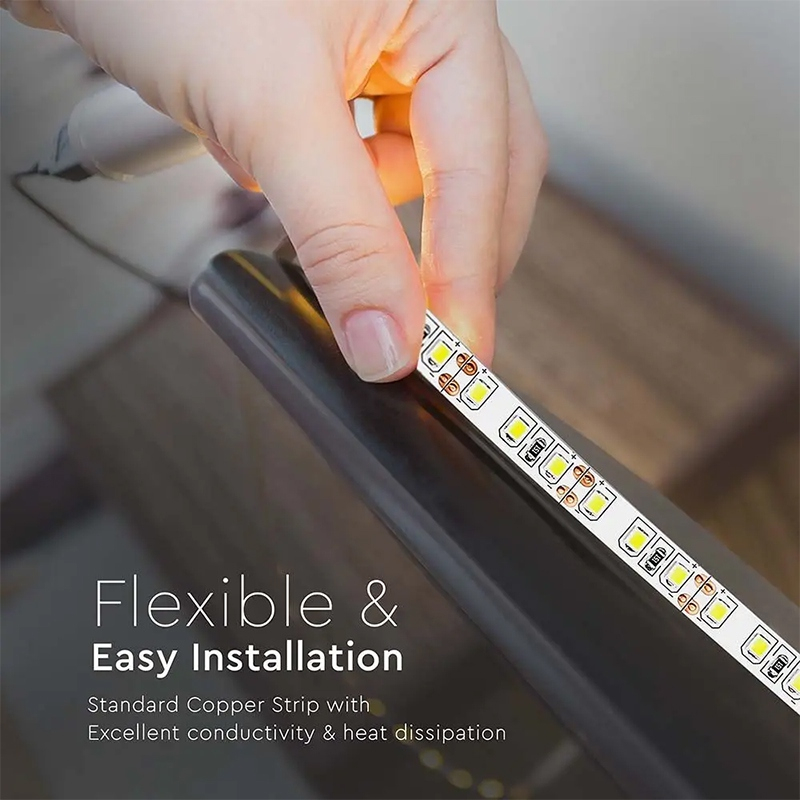 Banda LED SMD3528 12V 8W/m 120LED/m 800lm/m 4000K IP20 5M V-tac SKU-212042 – IoElectronice.ro [4]