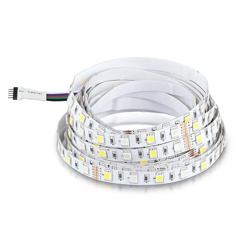 Banda LED RGB SMD5050 60LED/m Alb Rece 6500K, 12V, IP20, 5m – Iluminare versatilă și eficientă pentru interior [2]