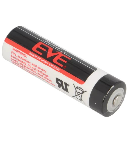 Baterie AA Litiu 14500 3.6V EVE ER14505, Capacitate 2600mAh, Dimensiuni 50.5x14.7mm [1]