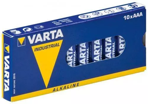 Baterii alcaline AAA Varta, 10 buc, performanță fiabilă, 1.5V, pentru dispozitive durabile și eficiente [1]