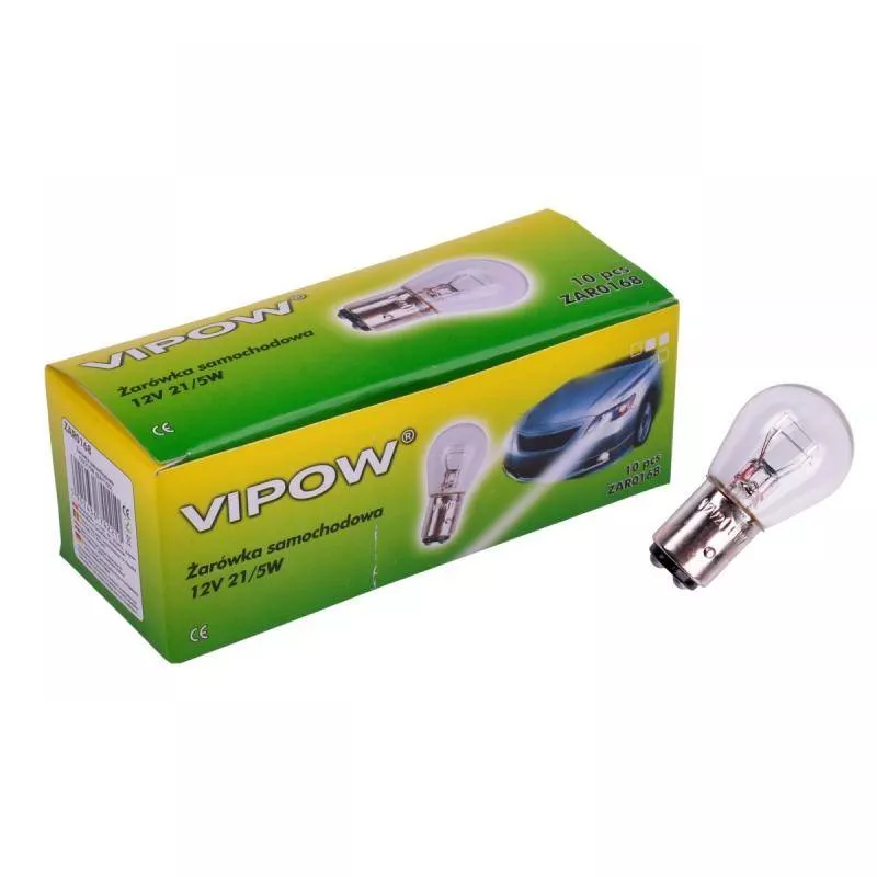 Bec auto BAY15D 12V 21/5W incandescent alb cald REBEL [2]