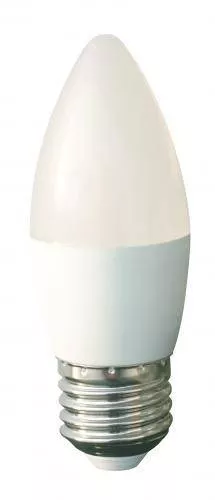Bec LED Lumanare E27 7W Lumina Rece, Eficiență A+, Durată 25.000h, 500lm, 6500K, Tensiune 230V [1]