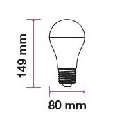 Bec LED A80 E27 18W 2000lm 6400K alb rece V-TAC – IoElectronice.ro [2]