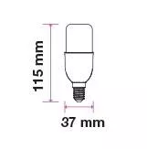 Bec LED E27 T37 8W 725lm Alb Rece - Eficiență, Durată Lungă și Economie de Energie V-TAC [2]