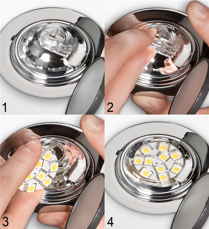 Bec LED G4 2W 12V alb cald 3000K 230lm Goobay 30588 – IoElectronice.ro [2]