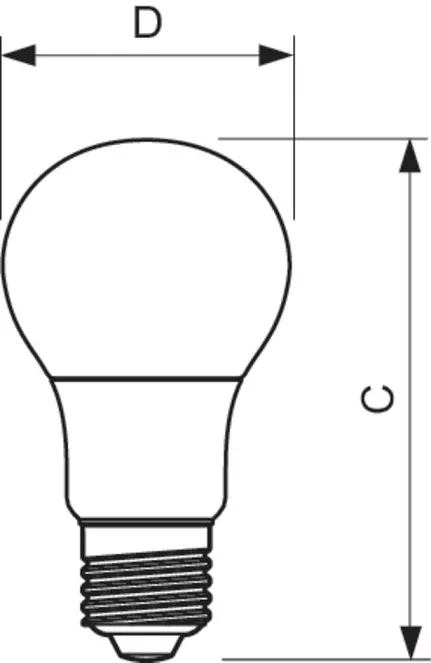 Bec LED Philips E27 A60 7.5W 806lm 4000K soclu E27 iluminare alb mediu [3]