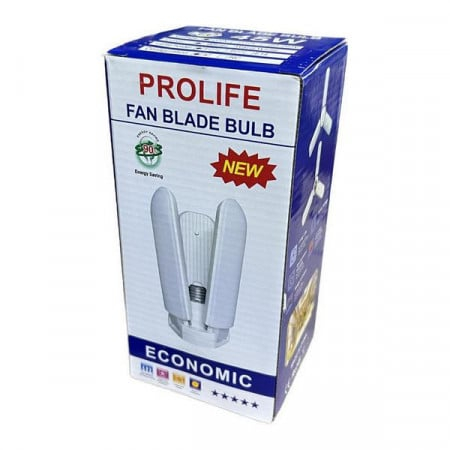Bec LED Prolife 45W E27 Fan Blade - Lumina Alb Rece [2]