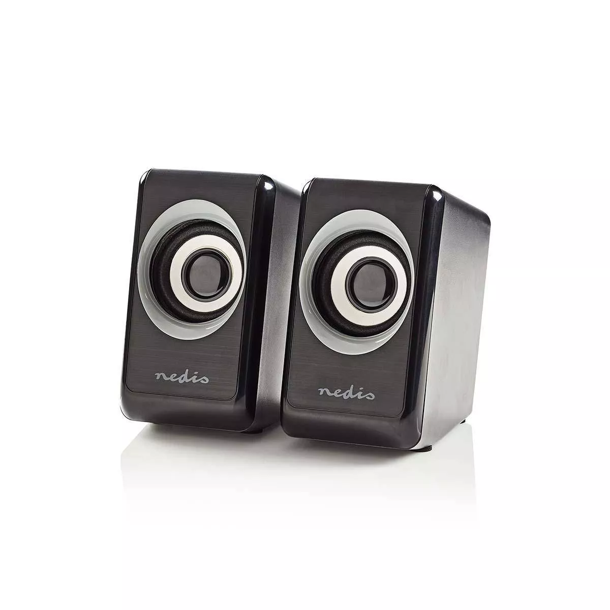 Boxe PC 2.0 18W USB & Stereo 3.5mm – Sunet Puternic și Clar în Culoare Neagră [1]
